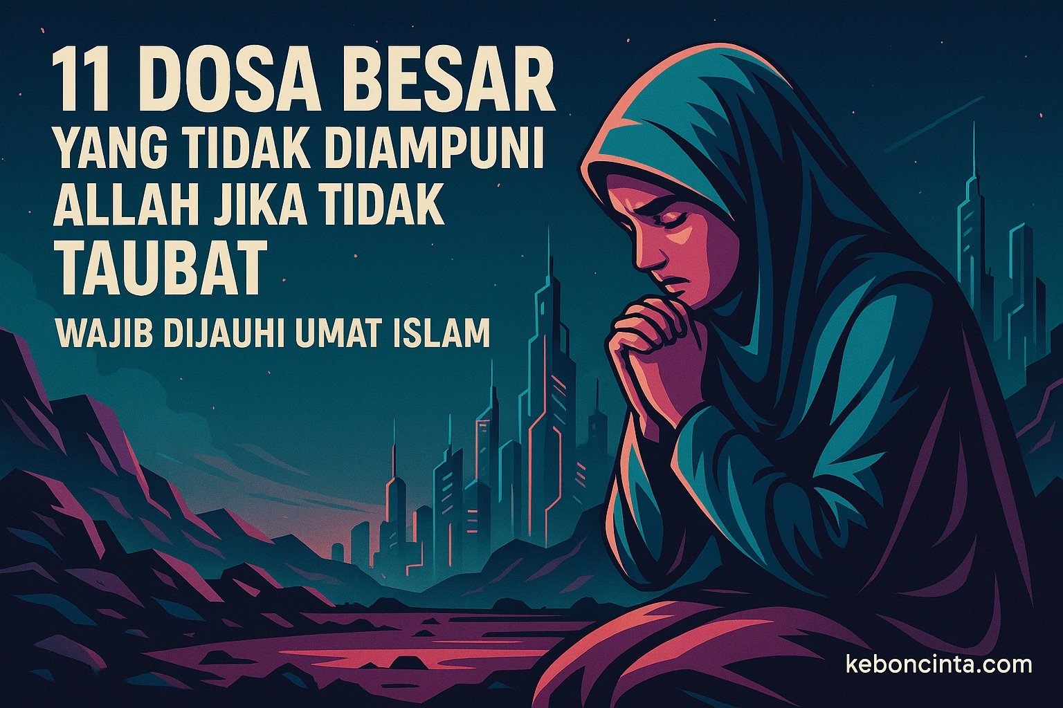 11 Dosa Besar yang Tidak Diampuni Allah Jika Tidak Taubat, Wajib Dijauhi Umat Islam